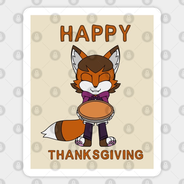 Thanksgiving Cinder Magnet by Firestorm Fox